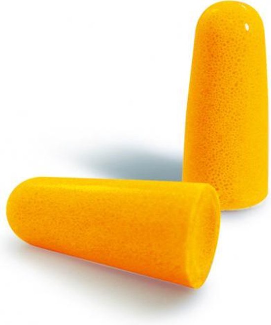 Gele Foam Oordoppen inclusief opbergdoosje